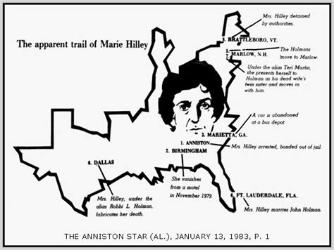 Unknown Gender History: Audrey Marie Hilley, Alabama Escape Artist & Serial Killer - 1979