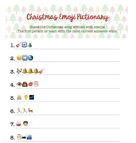 Christmas Emoji Quiz And Answers