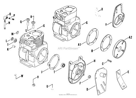 Kohler K161 281148 Gardenway 7 Hp 52kw Specs 2801 281298 Parts Diagram For Crankcase 02030101209