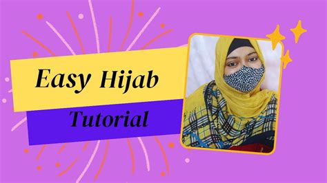 Easy Hijab Tutorial Full Coverage With Mask Or Niqab Hijab