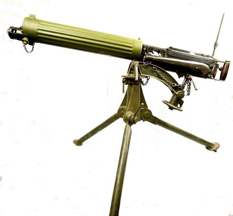 Deactivated Wwi Vickers Heavy Machine Gun