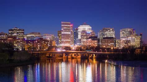 Rosslyn, Arlington, Virginia, USA City Skyline On The Potomac River ...