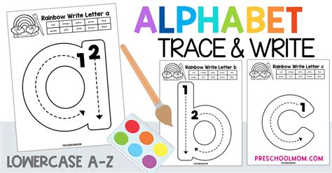 Lowercase Letter Tracing Worksheets Preschool Mom Worksheets Library