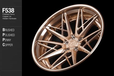 F Brushed Polished Penny Copper Avant Garde Wheels Avant Garde