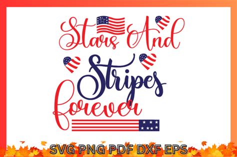 Stars And Stripes Forever Svg Graphic By Craft Carnesia Creative Fabrica