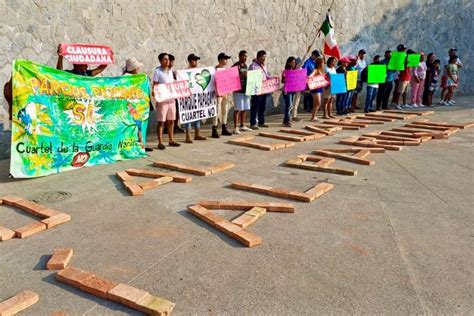 Realizan Clausura Ciudadana En Obra Del Cuartel De La Gn En El