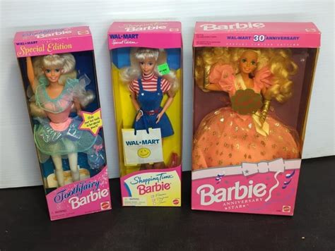 3 WALMART BARBIES | Live and Online Auctions on HiBid.com