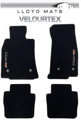 Cadillac Ct Black Lloyd Velourtex Front Rear Floor Mats