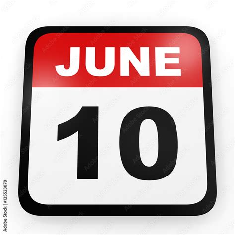 june  calendar  white background stock illustration adobe stock