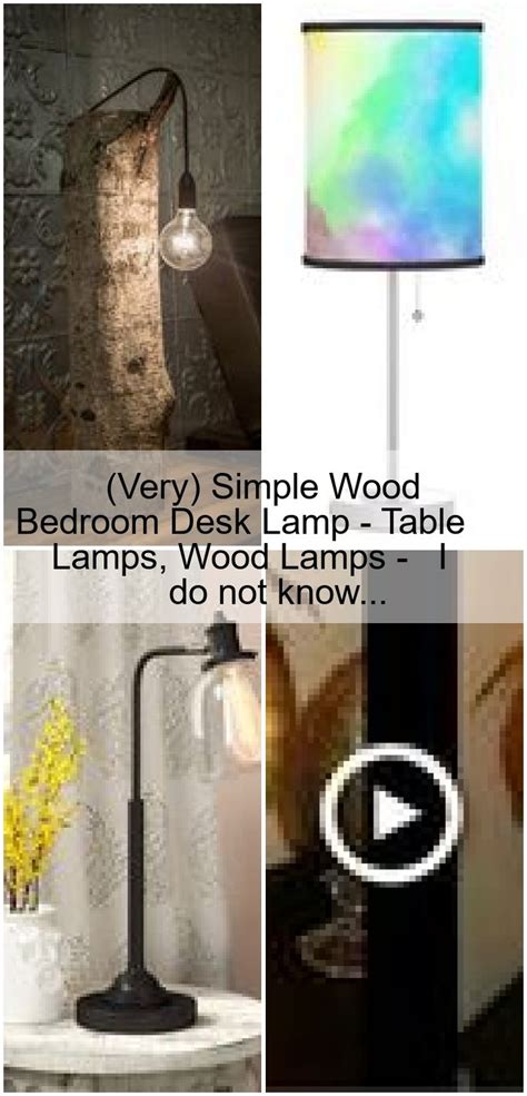 Simple Wood Desk Lamp