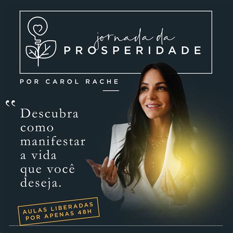 Jornada Da Prosperidade Por Carol Rache