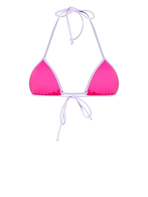 Mc Saint Barth Leah Triangle Bikini Top Farfetch