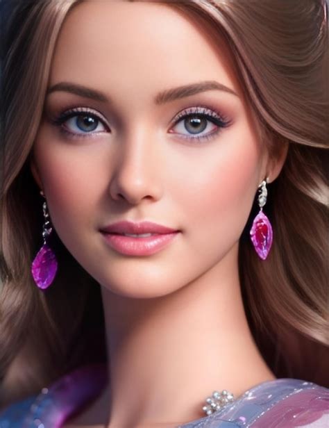 Premium Ai Image Beautiful Barbie Glamorous Realistic And Perfect