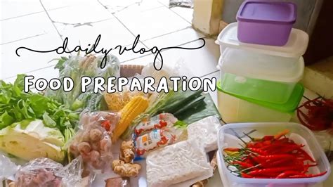 Daily Vlog Belanja Mingguan Food Preparation Bersih Bersih