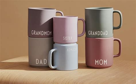 Design Letters kaffeebecher mit Henkel Tasse mit Spruch Dänisches