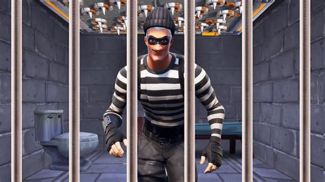 Escaping Prison In Fortnite Fortnite Prison Break Youtube