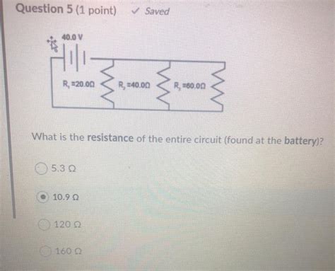 Solved Question Point Saved V R R Chegg