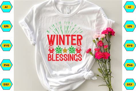 Winter Blessings Graphic by BD CRAFTER · Creative Fabrica