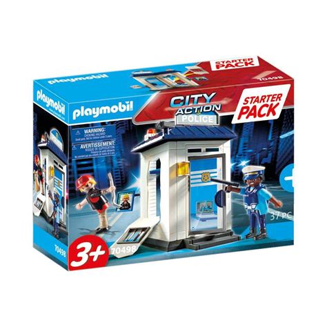 Playmobil Starter Pack Police Station | Play mobile, Playmobil, Polizei ...