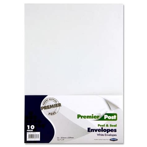 Envelopes-White-A4-Pk10