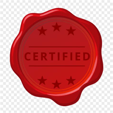 Hd Circle Certified Red Stamp Png Citypng