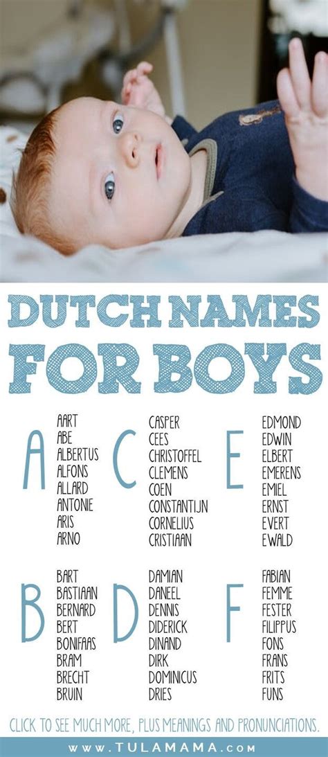 Dutch baby names – Artofit