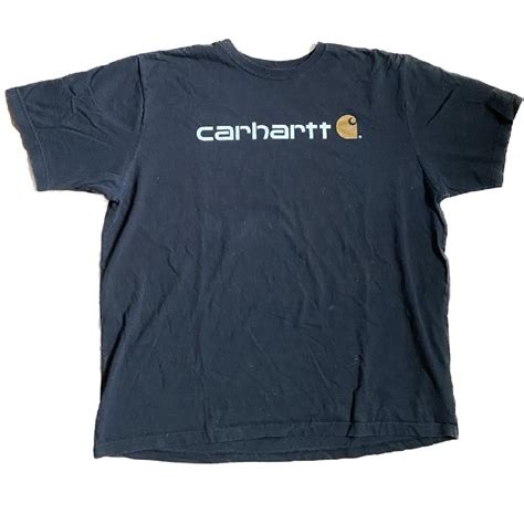 Carhartt T Shirt Black Mens Size 2xl Tall Depop