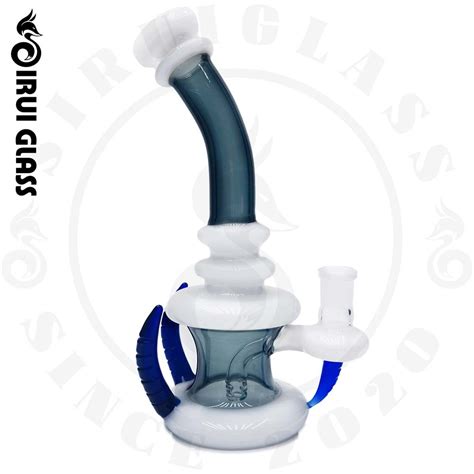 Sirui 3d Horn Glass Smoking Water Pipe Inline Perc Girly Oil Burner China Dab Rig And Water