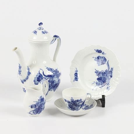 JUEGO DE CAFÉ 26 piezas Blue Flower porcelana Royal Copenhagen