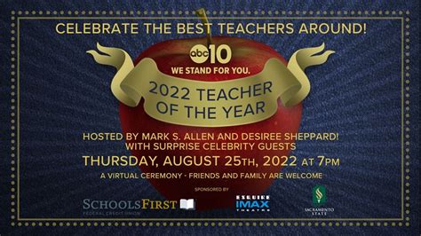 Watch the 2022 ABC10 Teacher of the Year Event | abc10.com