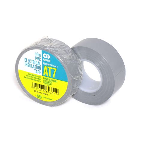 Advance AT7 PVC Tape 19mm X 20m Grey More Distribution