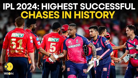 Ipl 2024 Highest Successful Chases In History Wion Originals Youtube