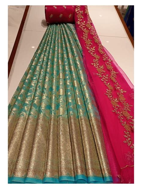 Newly Arrived Kanchi Bodder Organza Lahanga Lehenga Saree Design