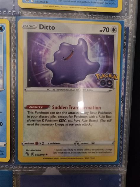 Ditto Found I Can Finally Stop Getting Pokemon Go Packs R Pokemontcg