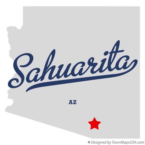 Map of Sahuarita, AZ, Arizona