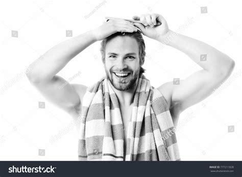 Man Naked Torso Happy Smiling Face Stock Photo 777211828 Shutterstock