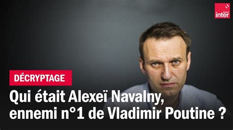 Alexe Navalny Opposant Vladimir Poutine Est Mort En Prison Vid O