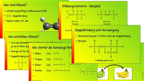 Alkene Vortragsfolien Chemieunterricht Leichter Unterrichten