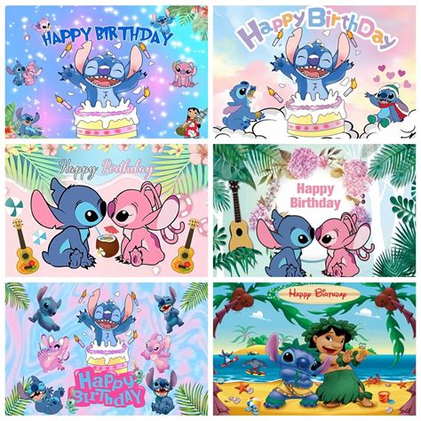 Disney Lilo Stitch Party Kulissen Kinder Alles Gute Zum Geburtstag