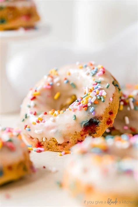 Baked Birthday Donuts Recipe If You Give A Blonde A Kitchen