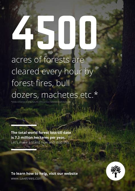 Deforestation Awareness Poster