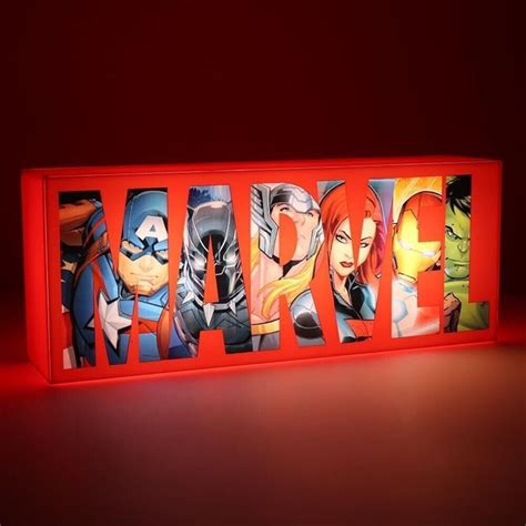 Marvel Avengers Lampe Mit Logo