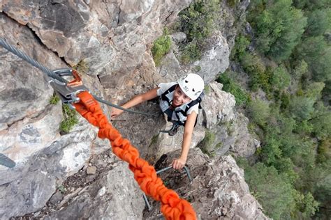 Eiserner Nerv Klettersteig In Den Katalanischen Pyren En Eine Reise