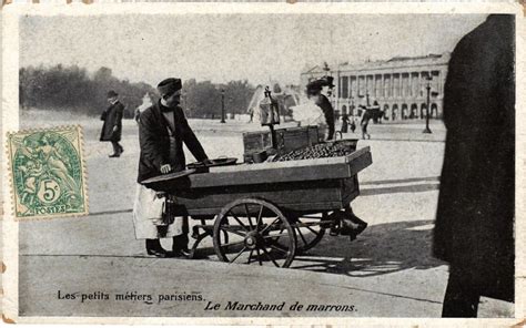 Paris Petits Metiers Le Marchand De Marrons