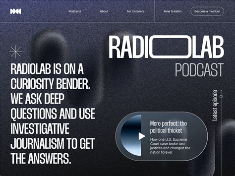 Radiolab By Olena Dziura For 27 Nerds🇺🇦 On Dribbble