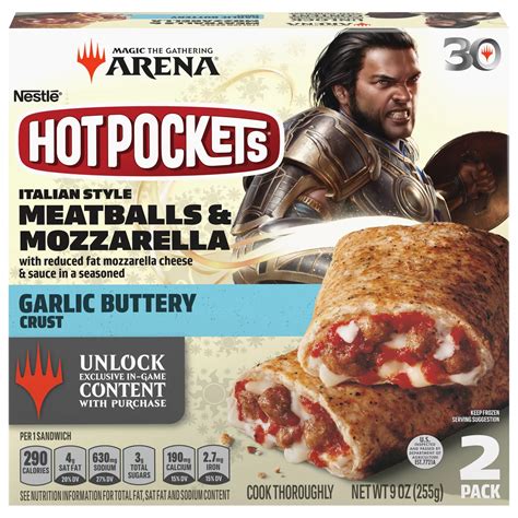 Hot Pockets Meatballs Mozzarella With Garlic Buttery Seasoned Crust Sandwiches Shop Entrees