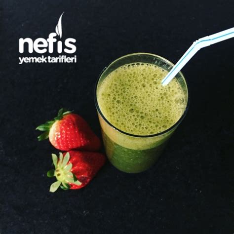 Ye Il Smoothie Muzlu Ilekli Ispanakl Smoothie Diyet Nefis Yemek