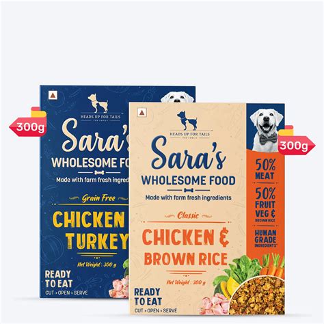 Sara's Wholesome Food Classic Chicken & Brown Rice and Grain-Free Chic