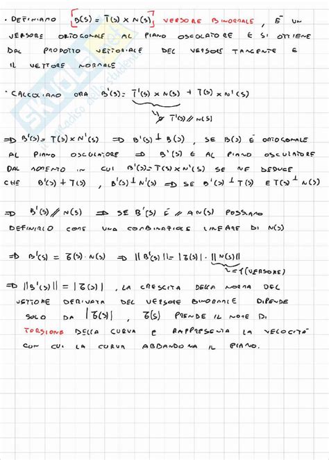 Appunti Per Esame Orale Di Analisi Matematica II