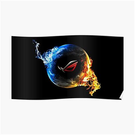 Asus Rog Republic Of Gamers Poster By Ceylonstreetart Asus Rog Asus